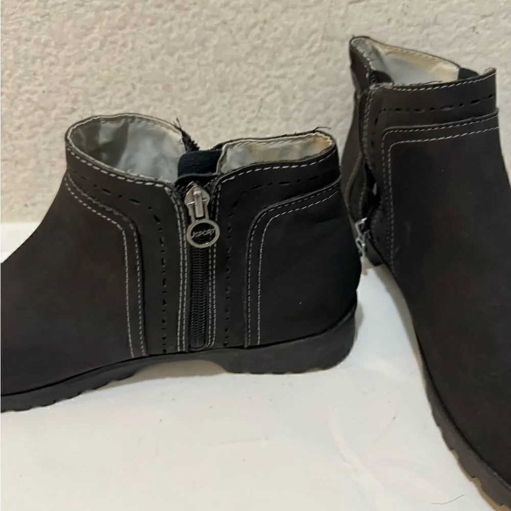 JSport by Jambu Jenna Black Anke Winter Boots Women 10M